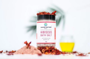 image source - google Surya's first product - Hibiscus Bath Salt